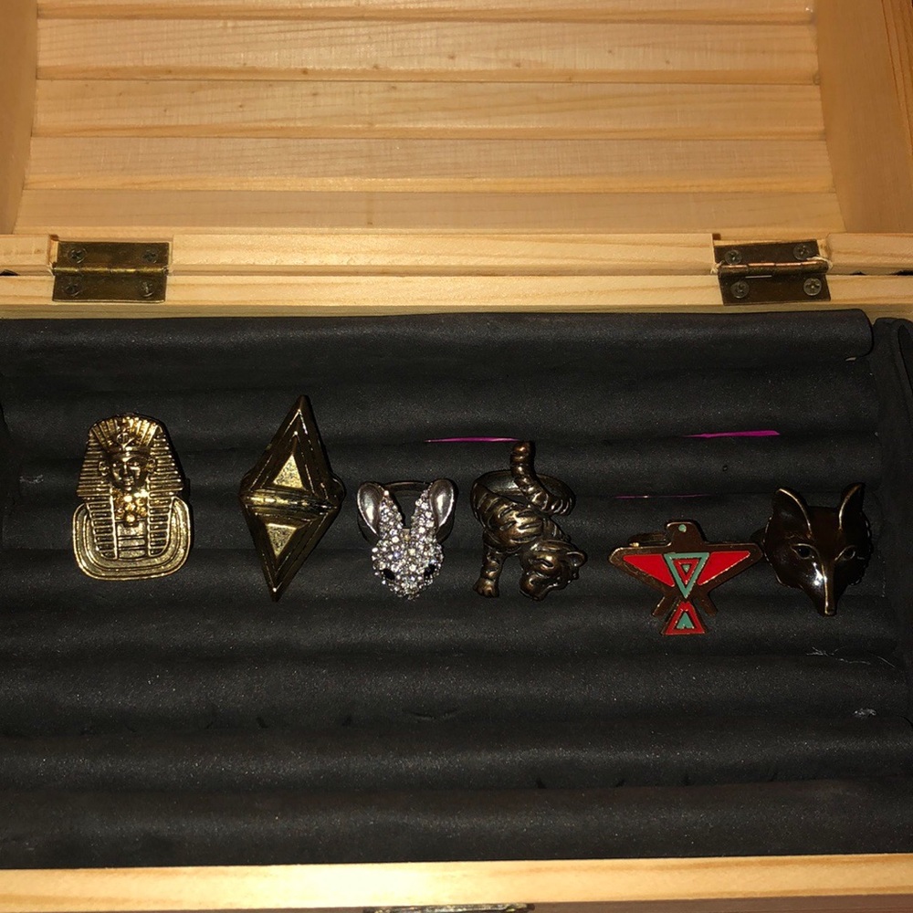 Set of 6 rings